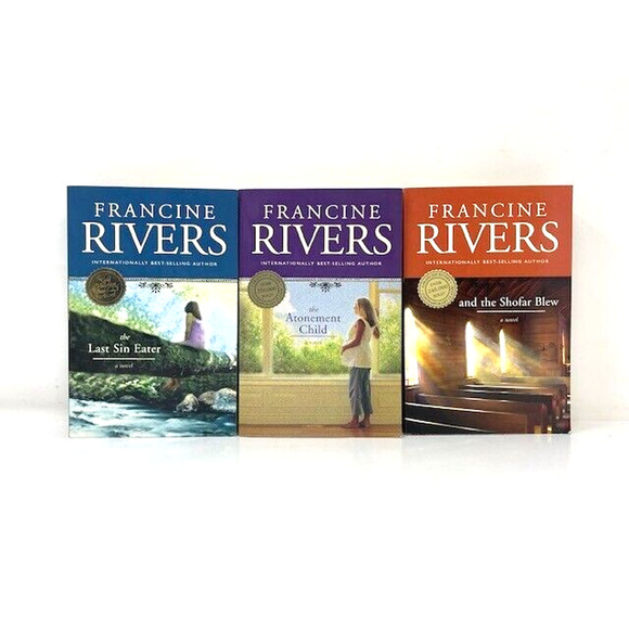 Lot of 3 Francine Rivers The Shofar Blew The Atonement Child The Last Sin Eater - Picture 1 of 3